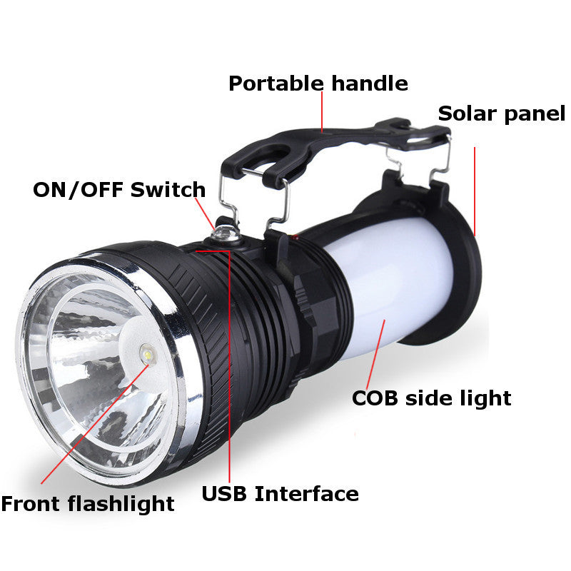 Illuminate Your Camping Adventures with Our Solar Tent Flashlight!