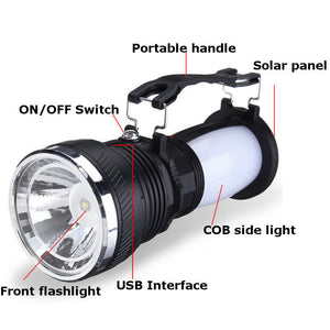 Illuminate Your Camping Adventures with Our Solar Tent Flashlight!