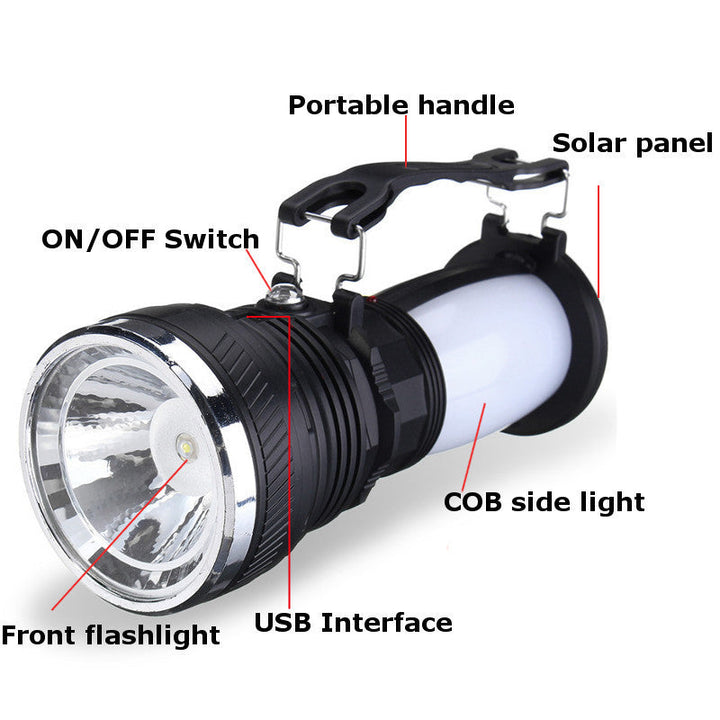 Illuminate Your Camping Adventures with Our Solar Tent Flashlight!