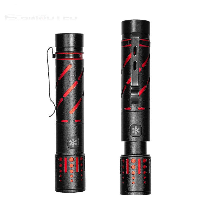 LED Laser Long Range Flashlight