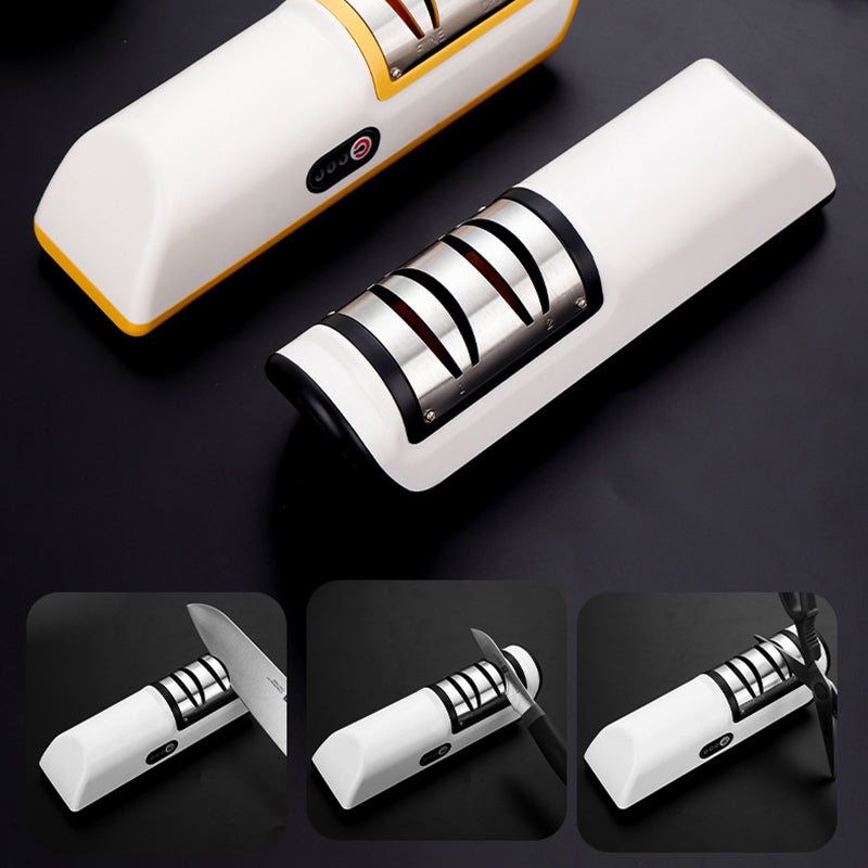 USB Rechargeable Electric Knife Sharpener Adjustable Kitchen Tool