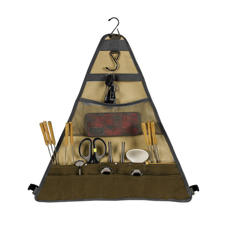 Spatula Spoon Hanging Foldable Tableware Bag