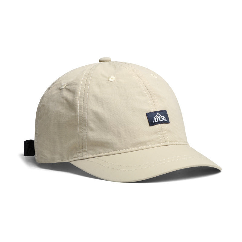 Simple Versatile American Retro Short-brim Cap