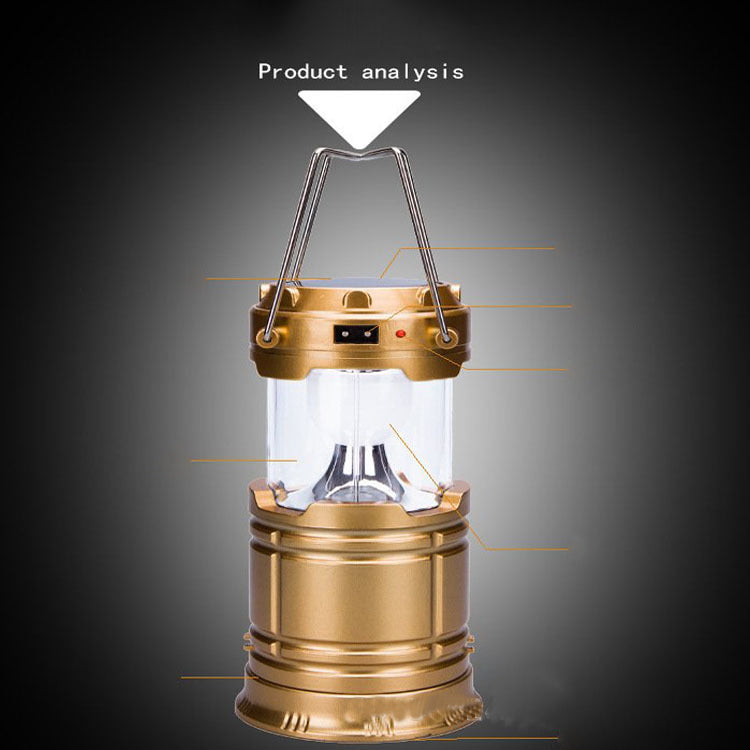Multifunctional Telescopic Outdoor Camping Lantern Camping Tent Lamp