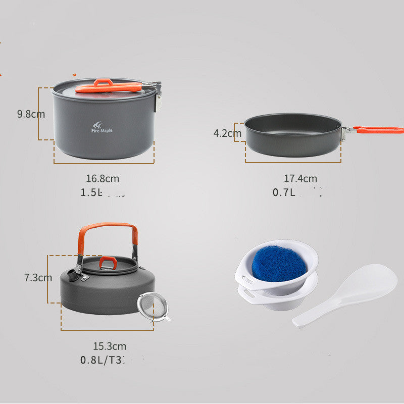Fire Maple Feast Picnic 2-3 Portable Cookware Set