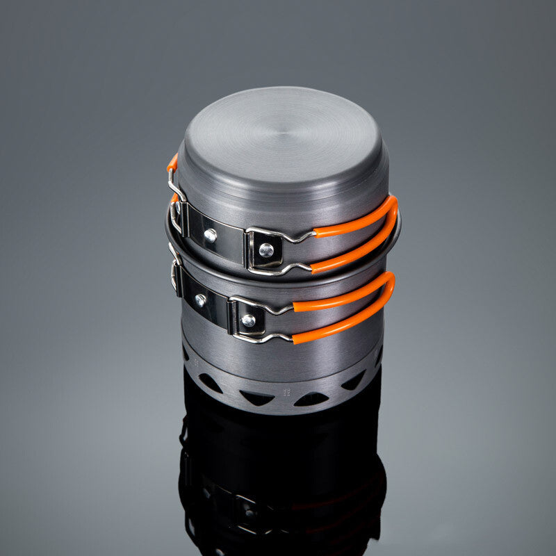 Heat-collecting Single-pot Mountaineering Camping Cookware