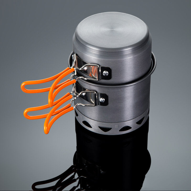 Heat-collecting Single-pot Mountaineering Camping Cookware