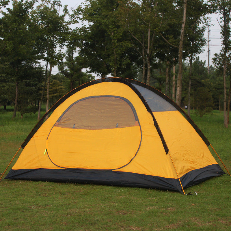 Outdoor Camping  Double-layer Aluminum Pole Tent