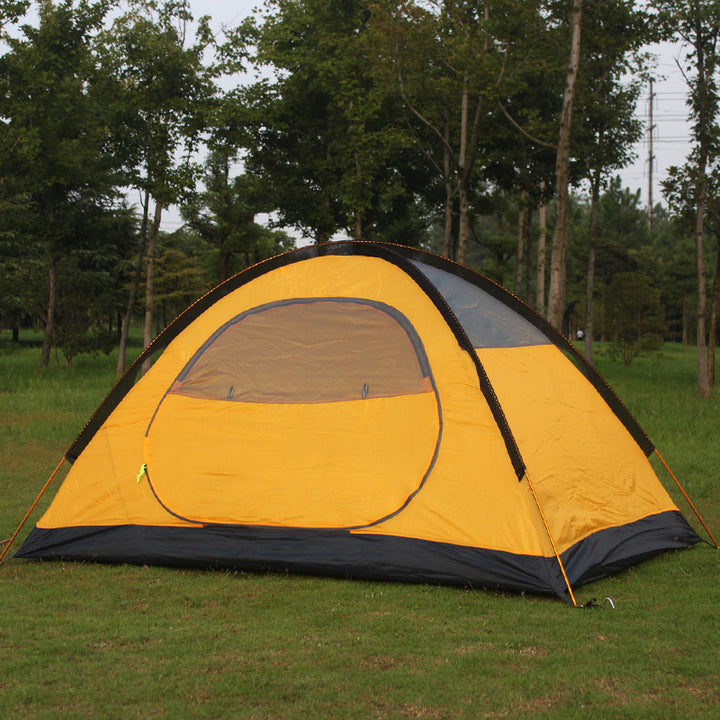 Outdoor Camping  Double-layer Aluminum Pole Tent