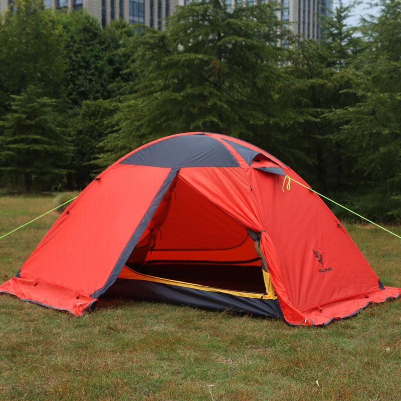 Outdoor Camping  Double-layer Aluminum Pole Tent