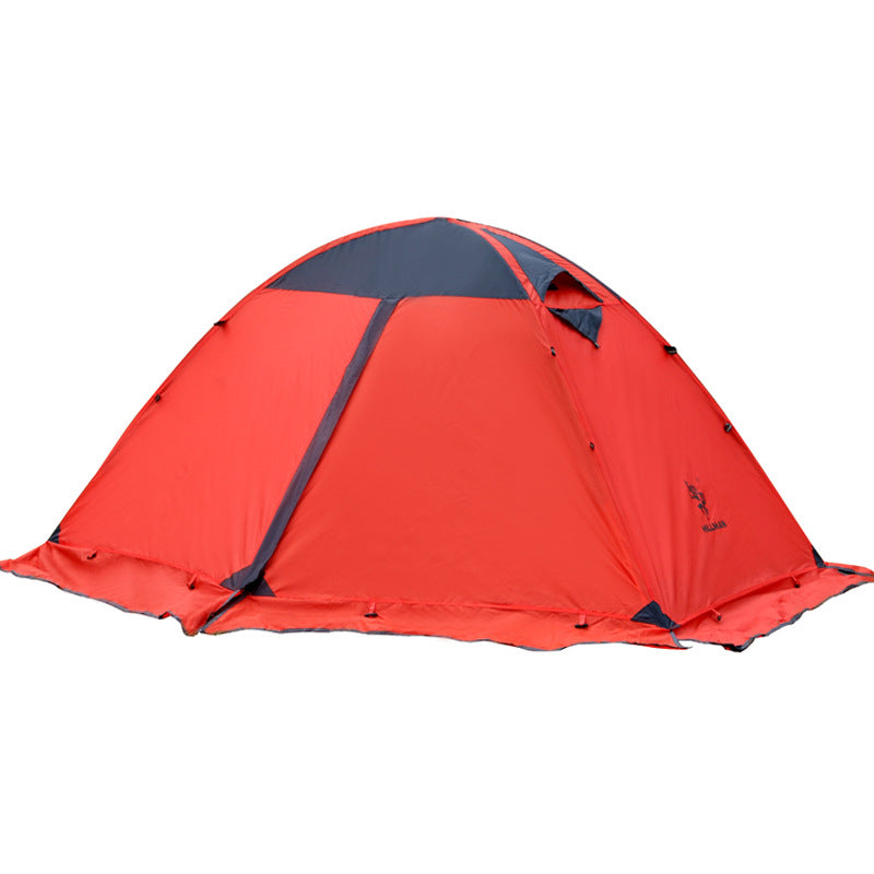 Outdoor Camping  Double-layer Aluminum Pole Tent