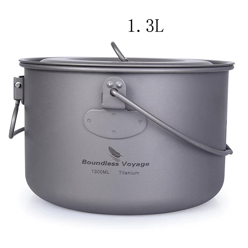 Pure Titanium Hanging & Cooking Rice Soup Pot