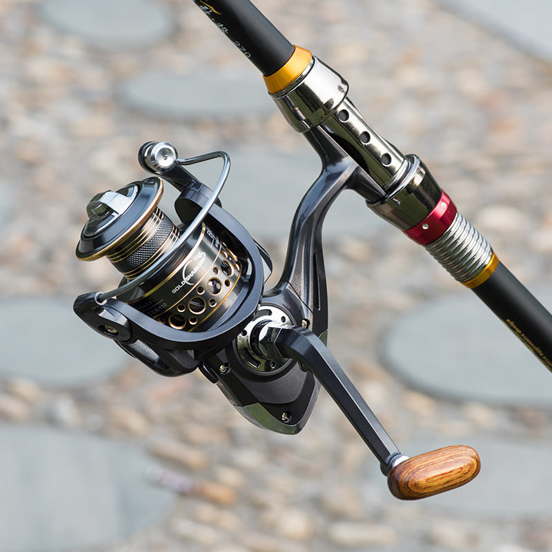 Telescopic Carp Fishing Rod and Spinning Reel Combo Set