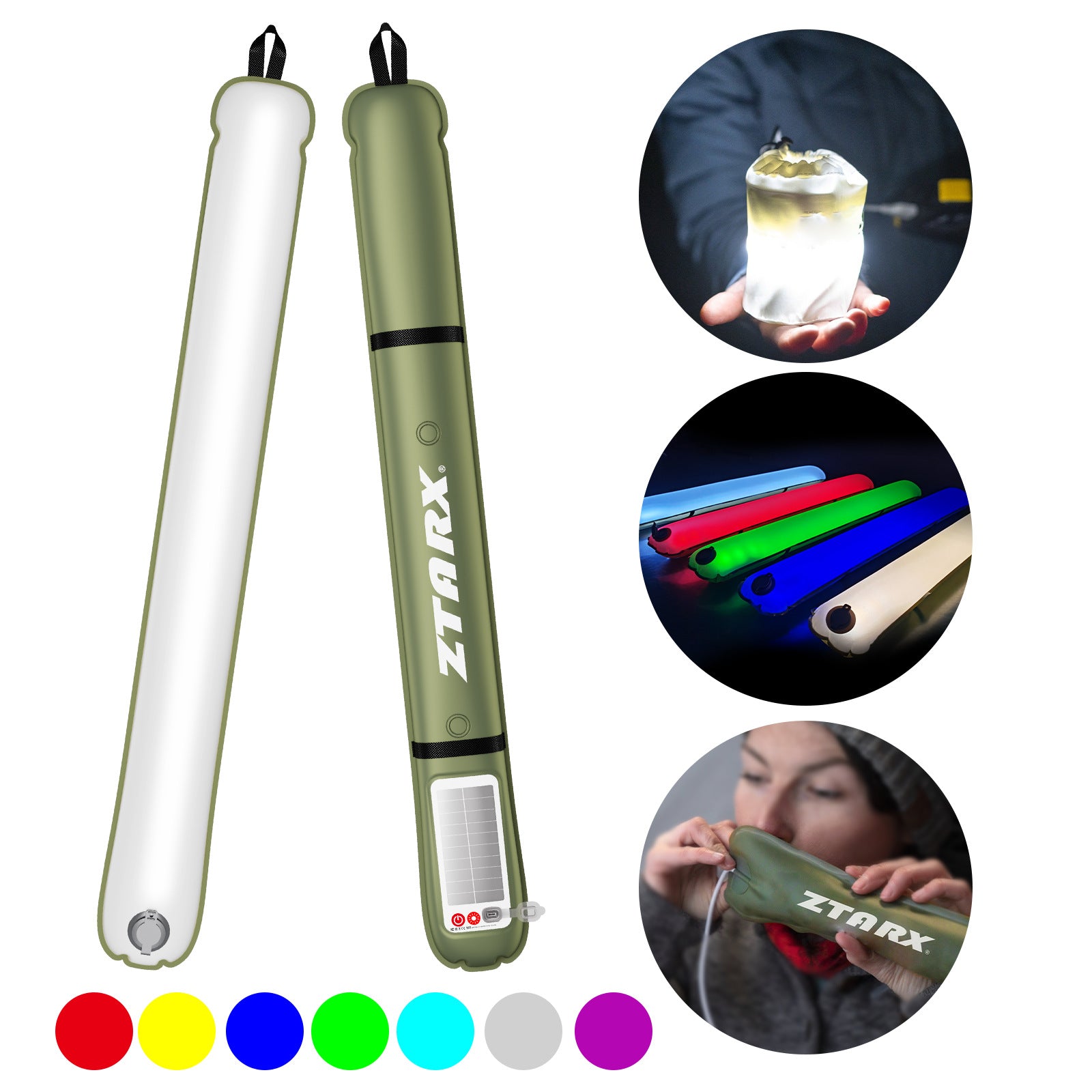 Outdoor New Camping Solar Gas-filled Lamp