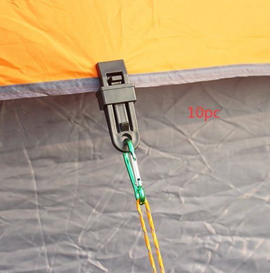 Outdoor Camping Tent Wind Rope Fixing Plastic Clip