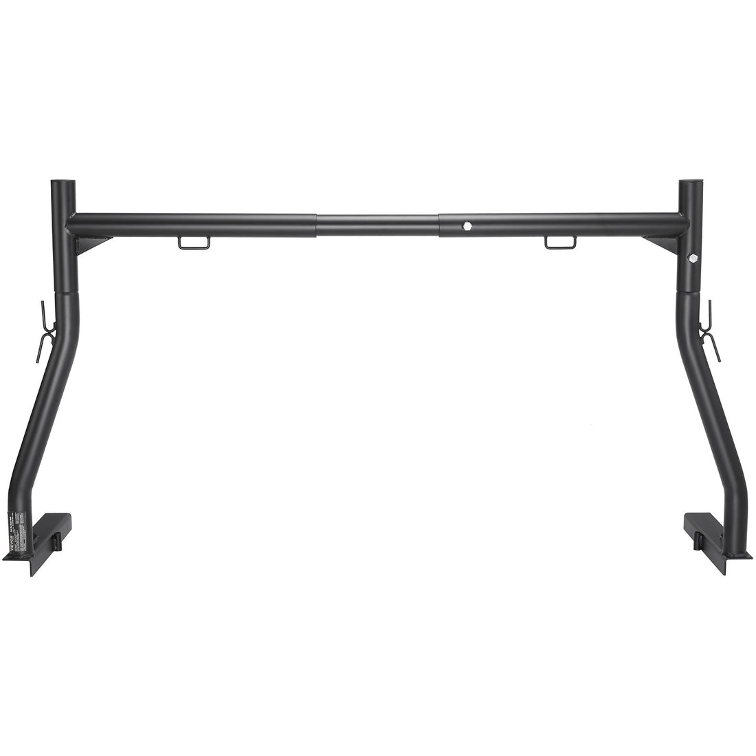 VEVOR Truck Rack, 46-71inch Extendable Truck Ladder Rack, 800 Lbs Capacity Steel Ladder Rack For Truck With Non-Drilling J-bolts, Heavy Duty Truck Bed Rack For Kayak, Surfboard, Lumber, Ladder