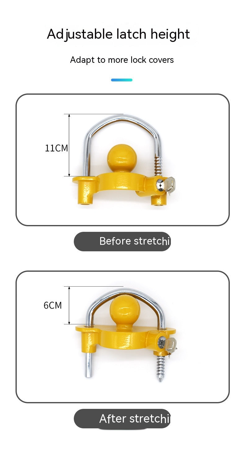 Car Trailer Hook Lock Yacht RV Connector