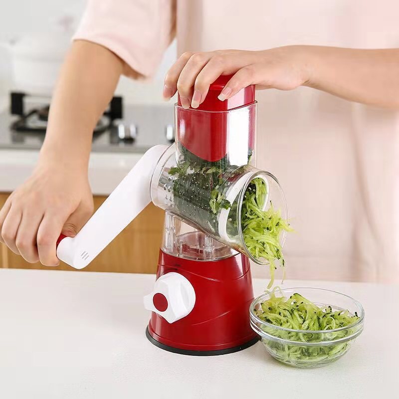 Vertical Rotary Vegetable and Fruit Slicer Grater
