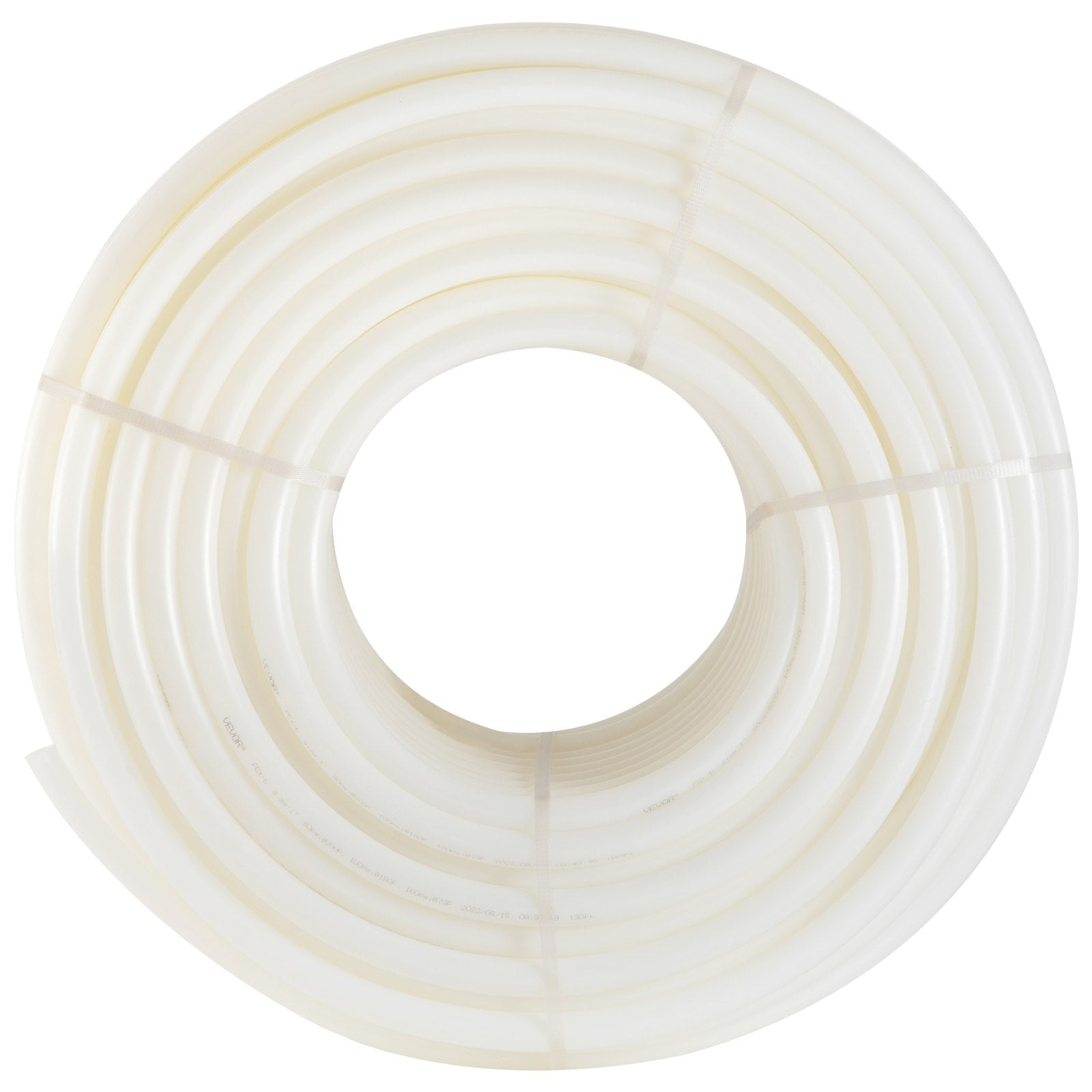 VEVOR PEX Pipe, 1 Inch X 500 FT PEX Tubing, Non Oxygen Barrier White PEX-B Pipe, Flexible PEX Water Line For RV Sewer Hose, Plumbing, Radiant Heating