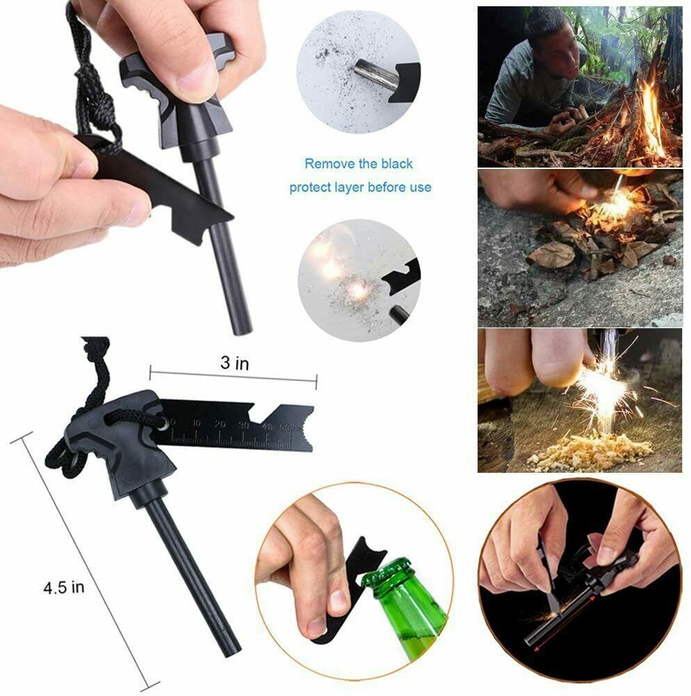 14 in 1 Outdoor Emergency Survival Camping Hiking Gear Set