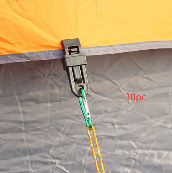 Outdoor Camping Tent Wind Rope Fixing Plastic Clip