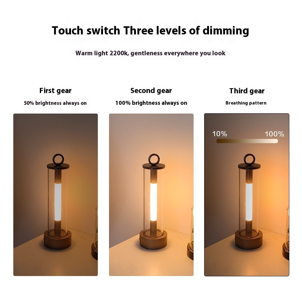 Bedroom Bedside Small Night Lamp Camping Lantern