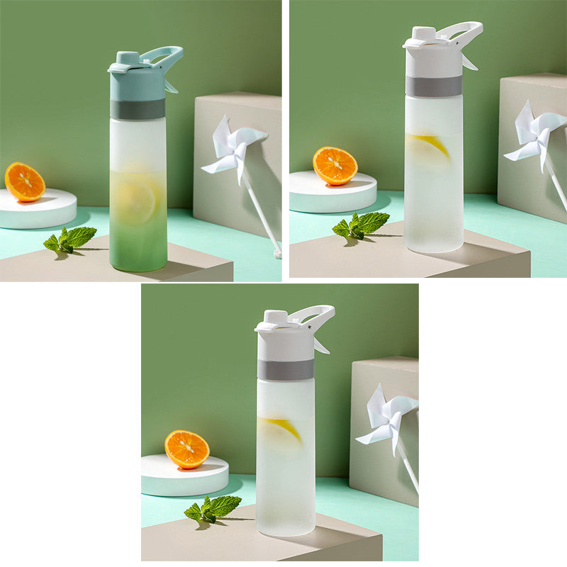 Large Capacity Spray Water Bottle for Sports and Travel