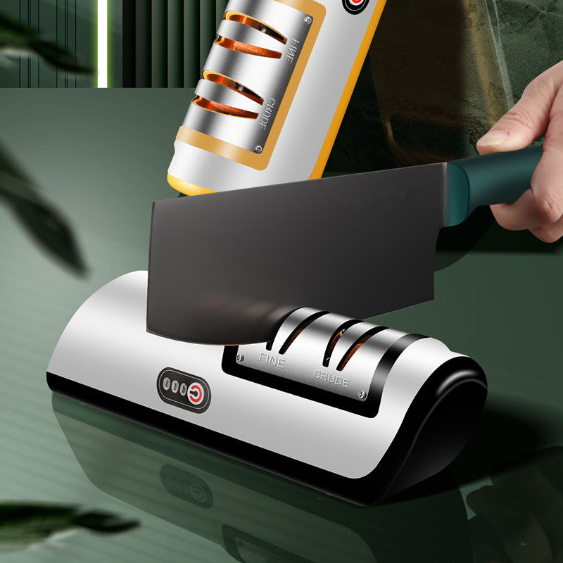 USB Rechargeable Electric Knife Sharpener Adjustable Kitchen Tool