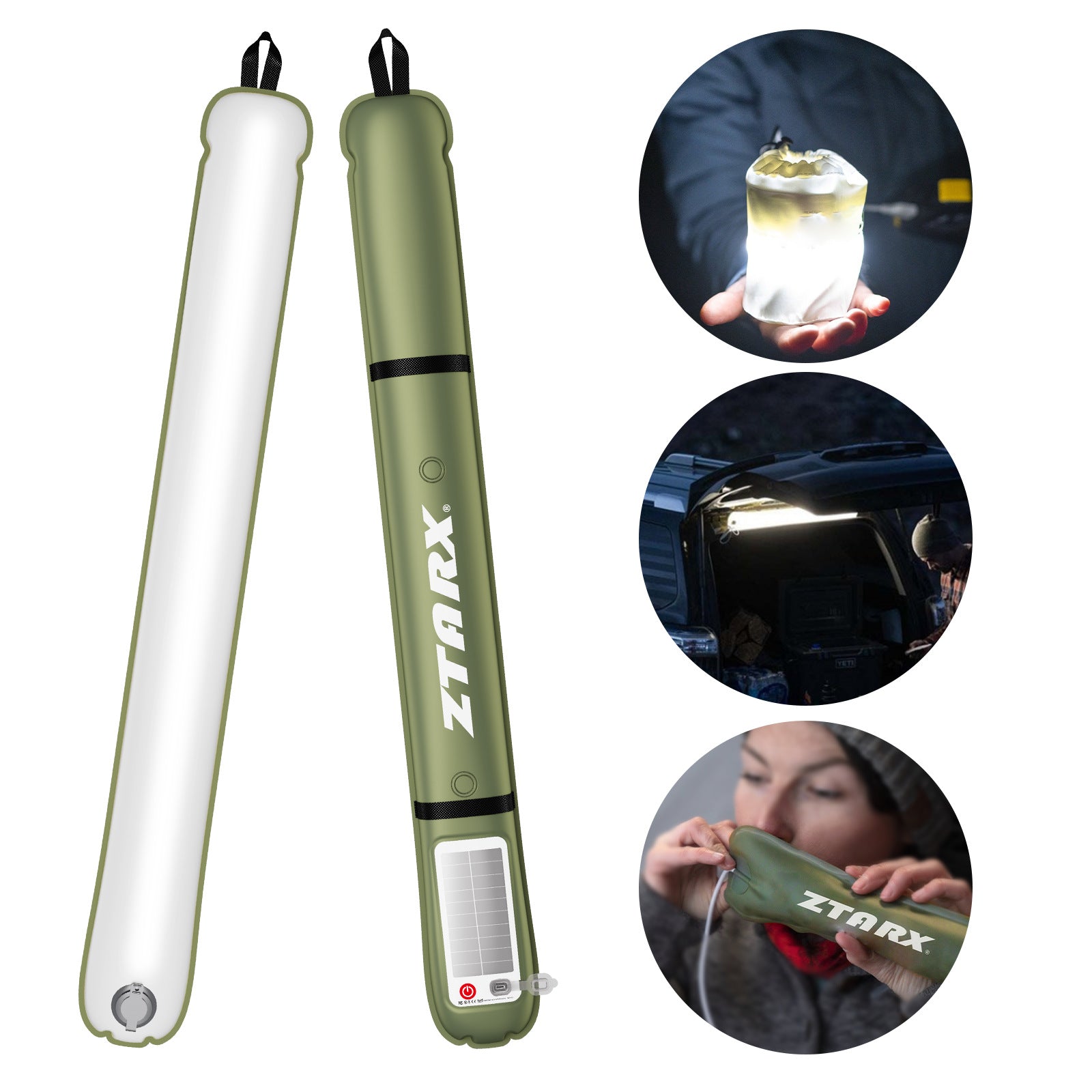 Outdoor New Camping Solar Gas-filled Lamp