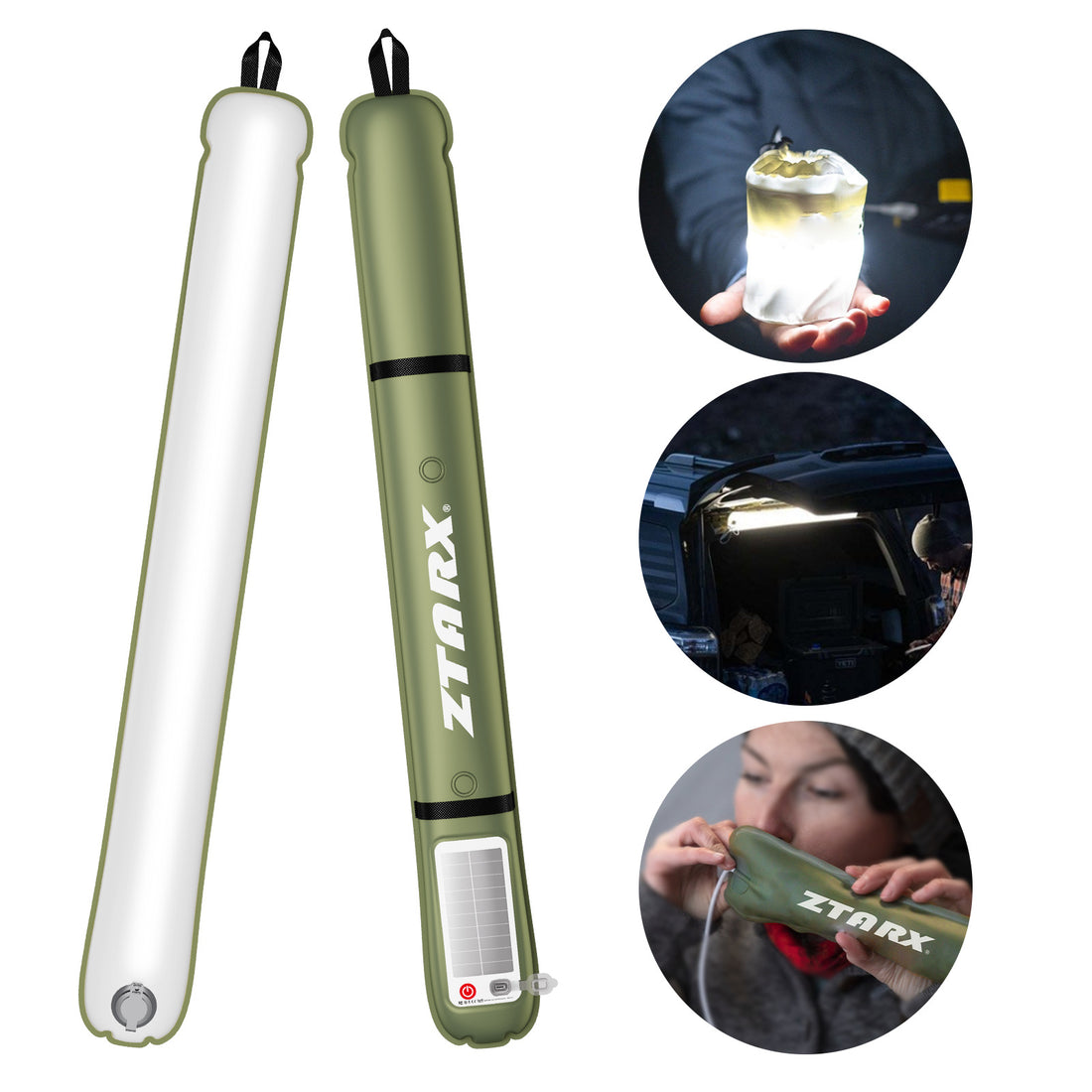Outdoor New Camping Solar Gas-filled Lamp