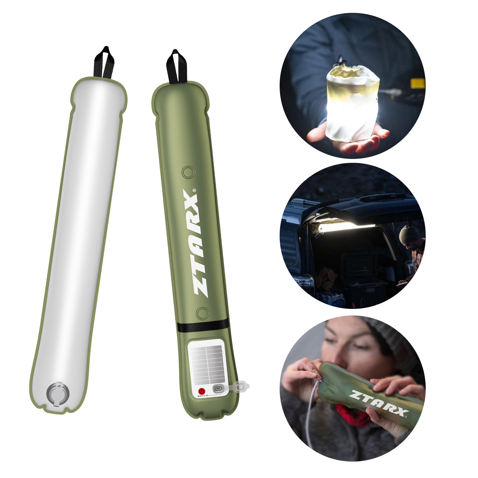 Outdoor New Camping Solar Gas-filled Lamp