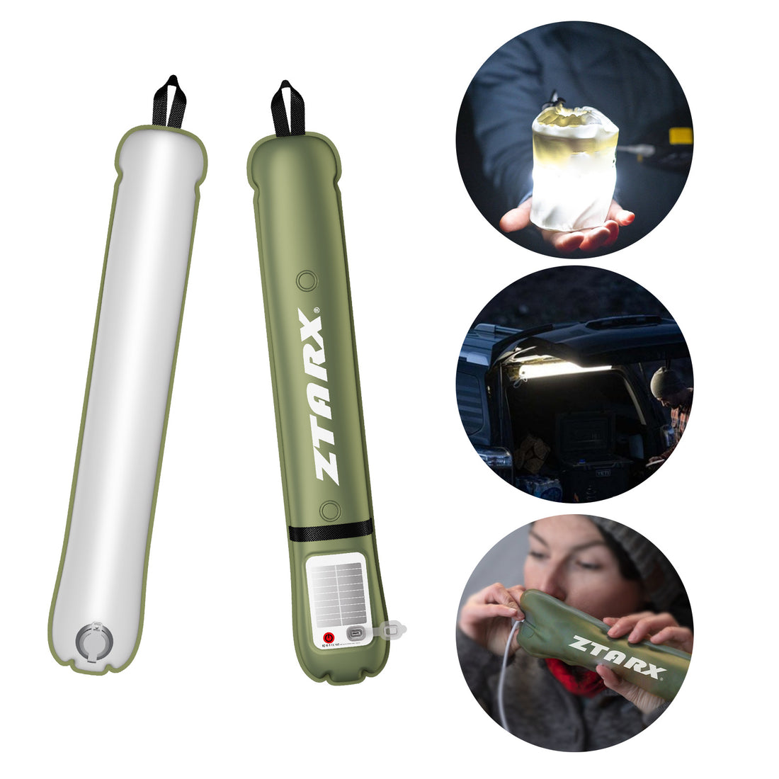 Outdoor New Camping Solar Gas-filled Lamp