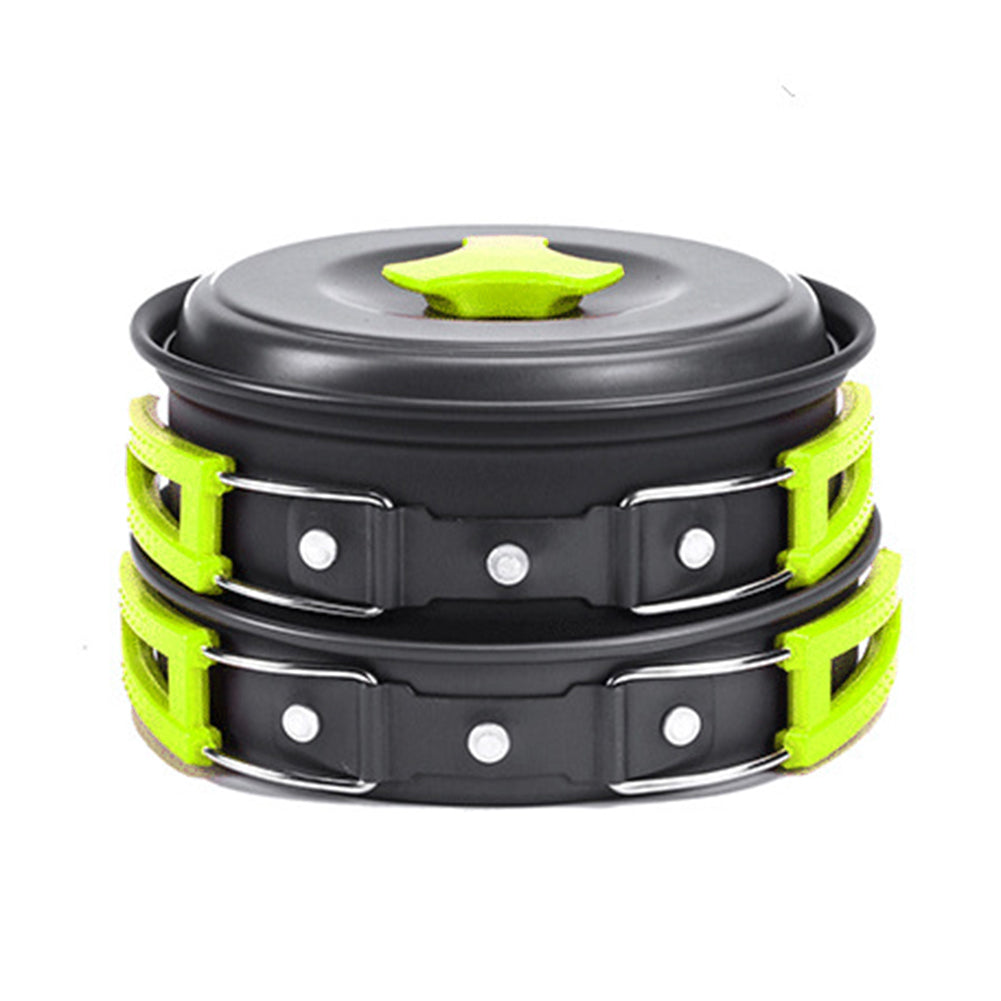 Camping Cookware Kit Aluminum Outdoor Cooking Set for Travel