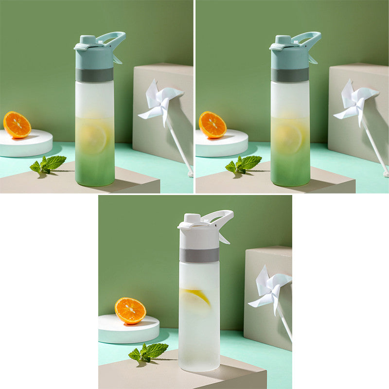 Large Capacity Spray Water Bottle for Sports and Travel