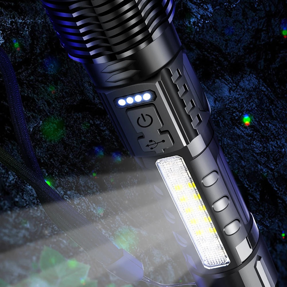 White Laser Waterproof Flashlight