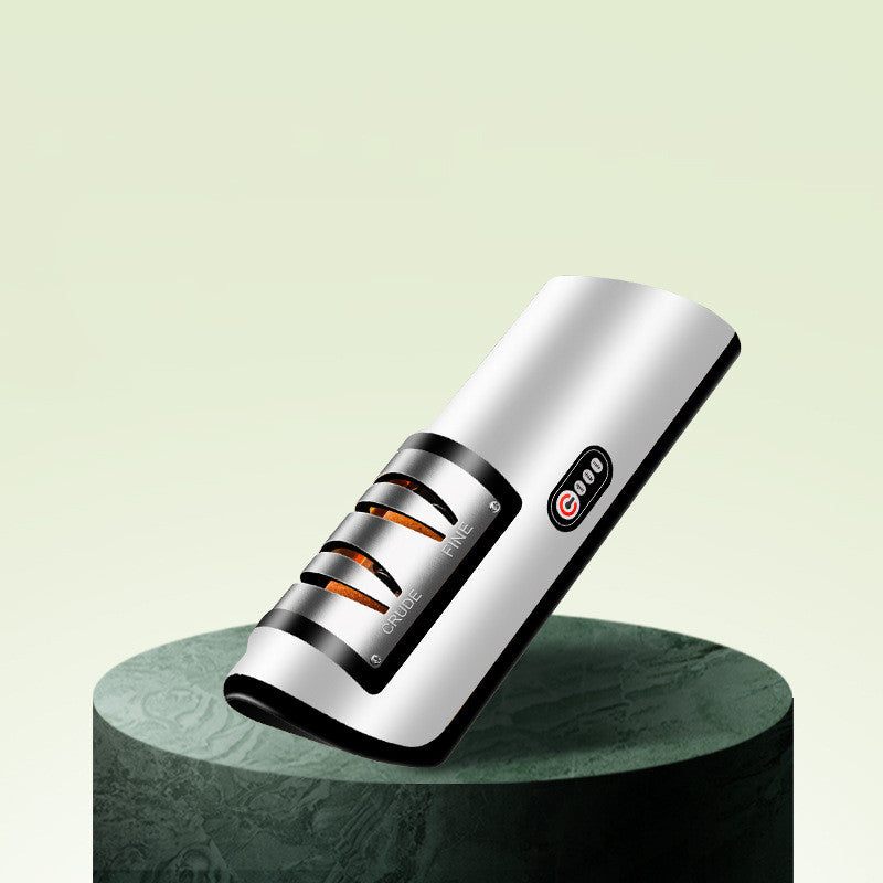 USB Rechargeable Electric Knife Sharpener Adjustable Kitchen Tool