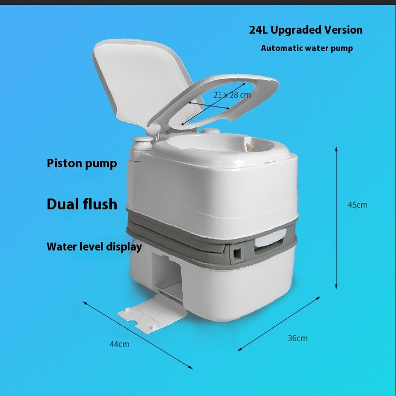 Car Toilet 24L Dirty Outdoor RV Home