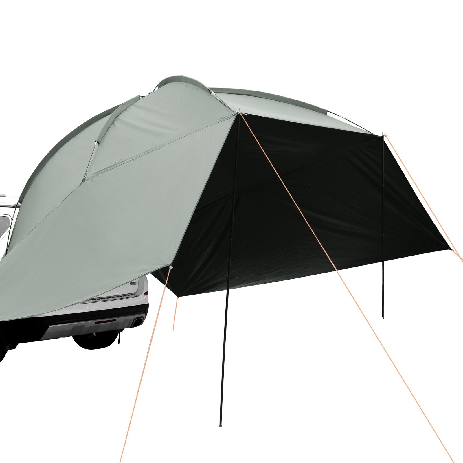 VEVOR Vehicle Awning, Large Shade Coverage Car Side Awning, PU2000mm UV50  Car Awning With Extended Side Canopies And Portable Storage Bag, Suitable For Truck, SUV, Van, Campers