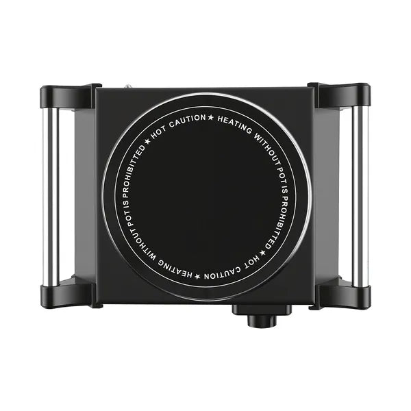 Electric Single Burner Portable Heating Hot Plate Stove Countertop RV Hotplate With 5 Temperature Stepless Adjustments Portable Handles