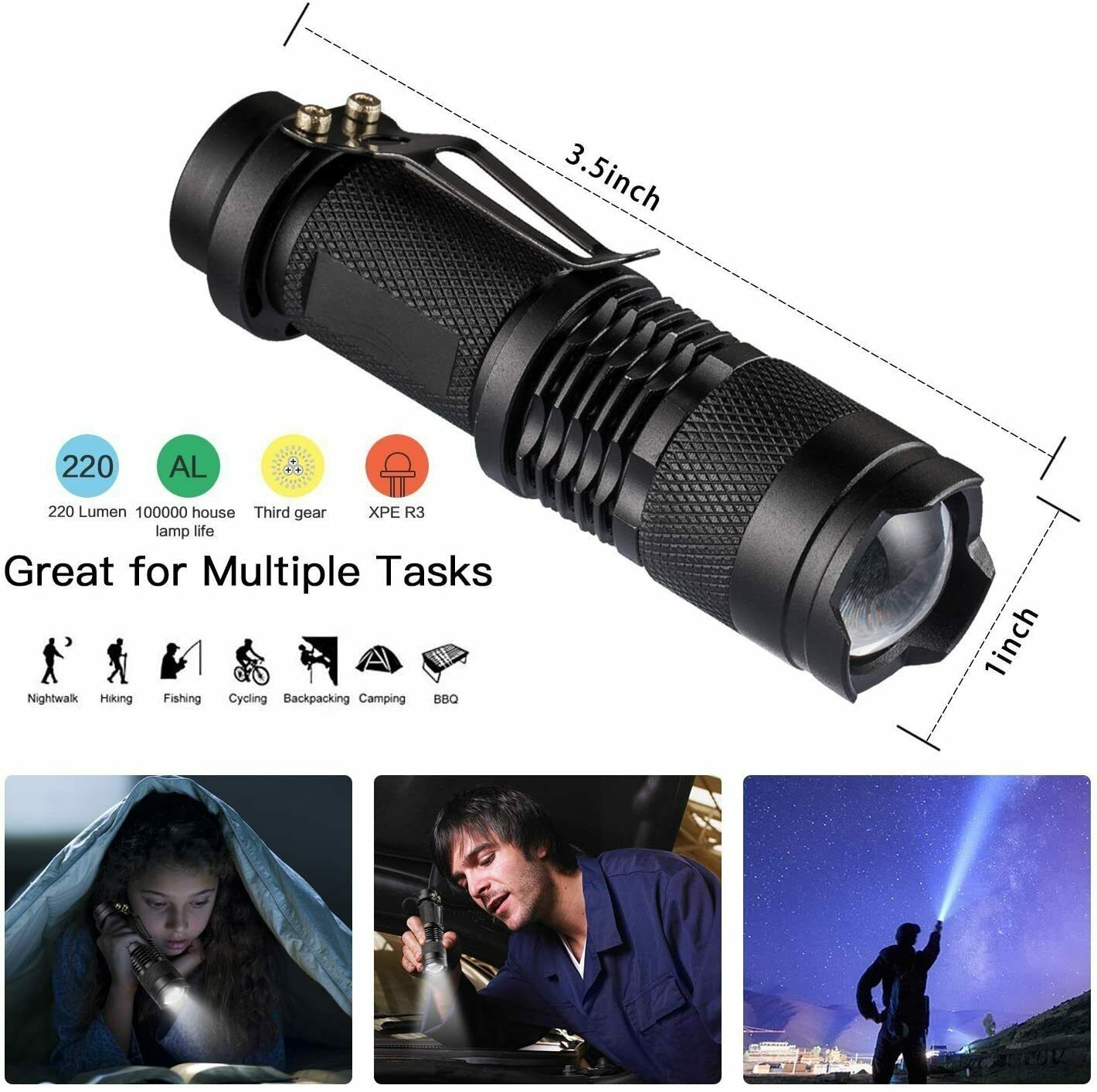 14 in 1 Outdoor Emergency Survival Camping Hiking Gear Set