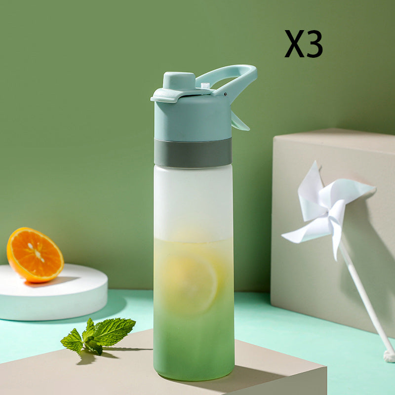 Large Capacity Spray Water Bottle for Sports and Travel