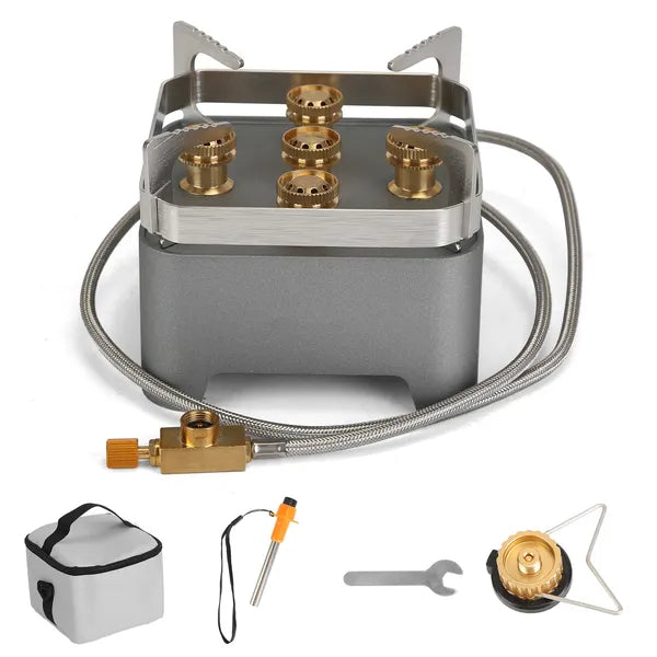 12000W Portable Camping Stove Windproof with Carry Case and Igniter
