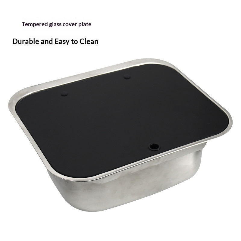 RV Sink With Lid Kitchen Washbasin
