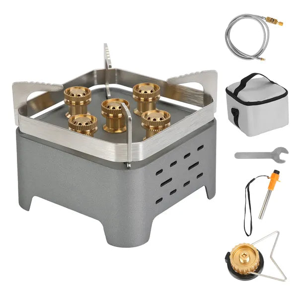12000W Portable Camping Stove Windproof with Carry Case and Igniter