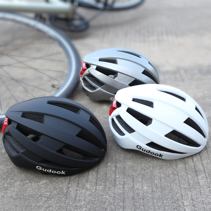 LED Light Bicycle Riding Integrated Helmet