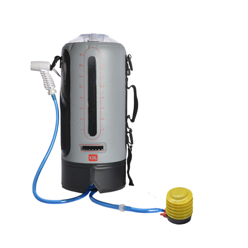 Outdoor Solar Shower Bag for Camping and Mountaineering