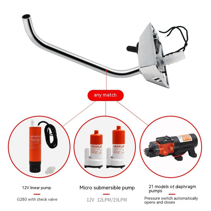 RV Faucet Rotating Faucet Electronic Control RV