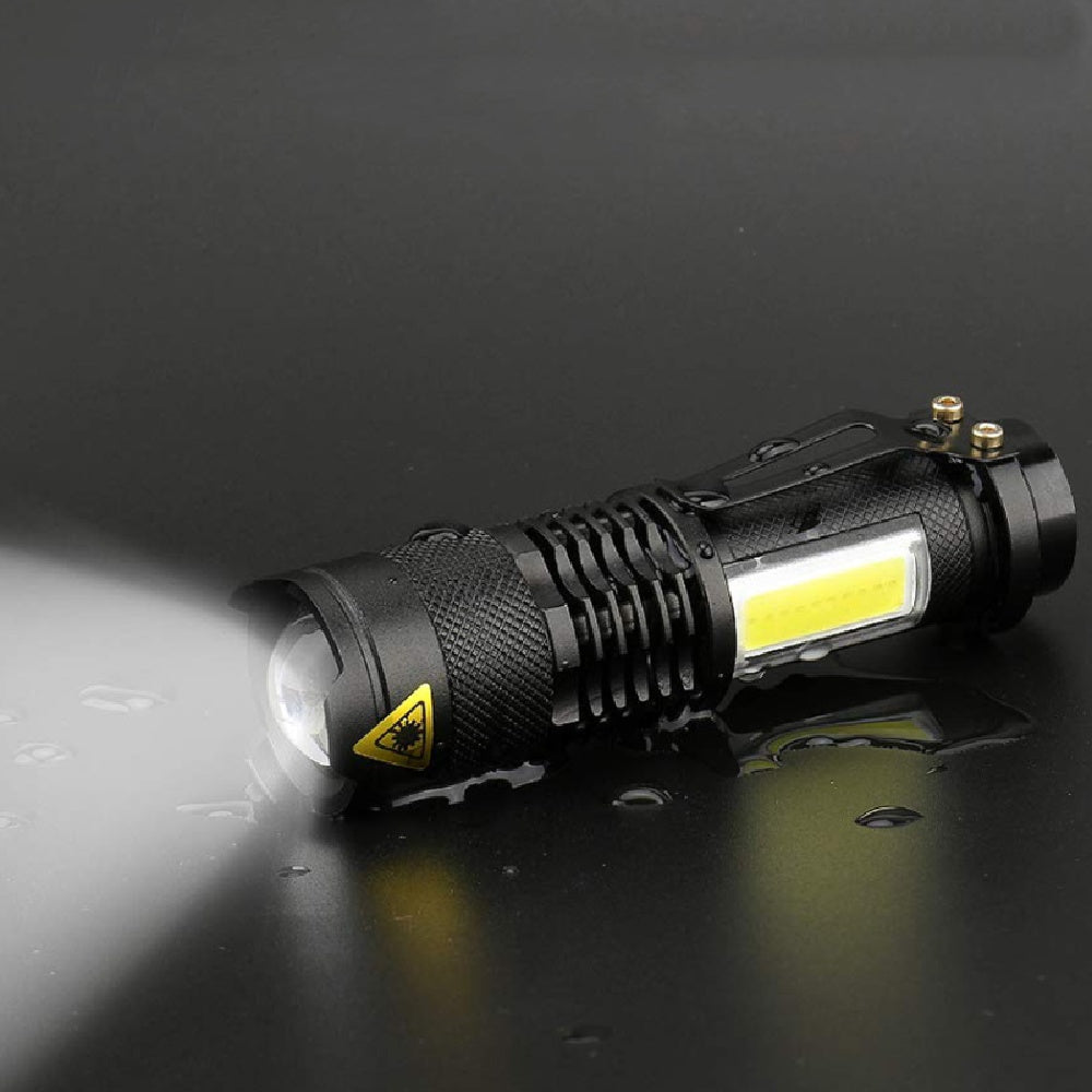 Mini Aluminum Alloy Strong Light Flashlight