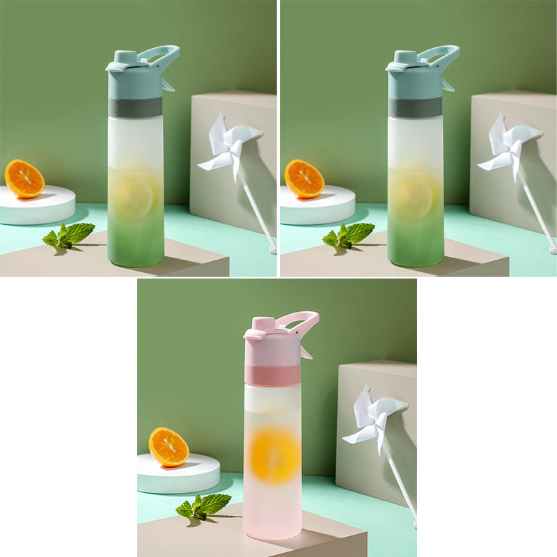 Large Capacity Spray Water Bottle for Sports and Travel