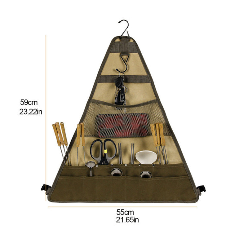 Spatula Spoon Hanging Foldable Tableware Bag